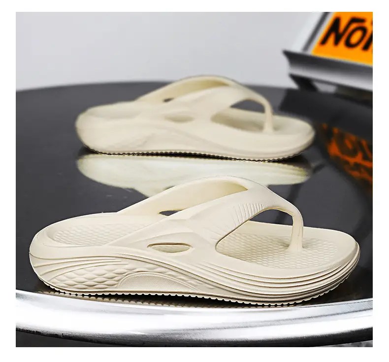 Eva Flip Flops Men's 2025 New Arrival Men's High-End Casual Summer Fashionable Non-Slip Soft Bottom Beach Shoes for Outer Wear — feature 15