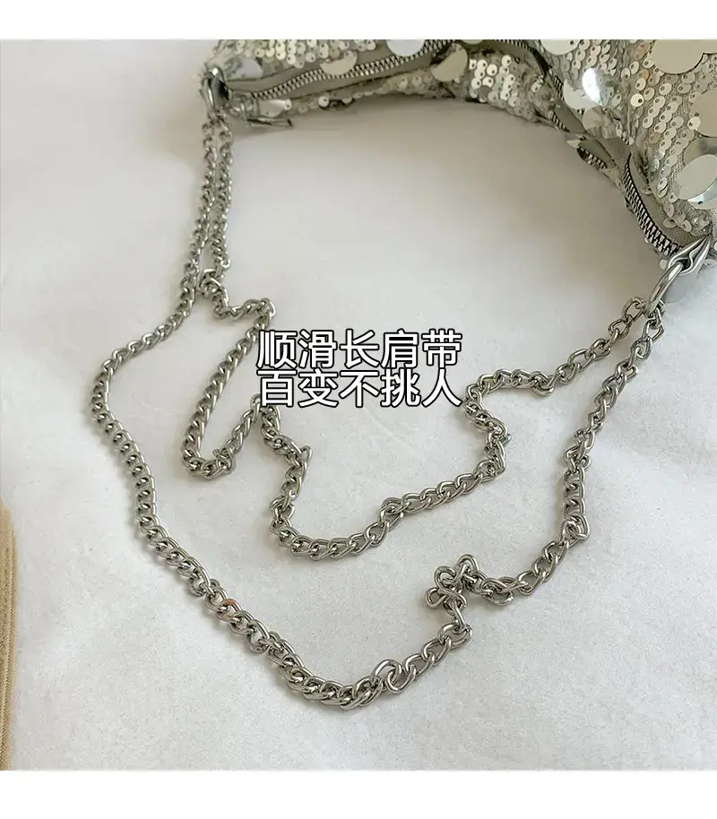 Black Lace Sequins Banquet Bag for Women — feature 8