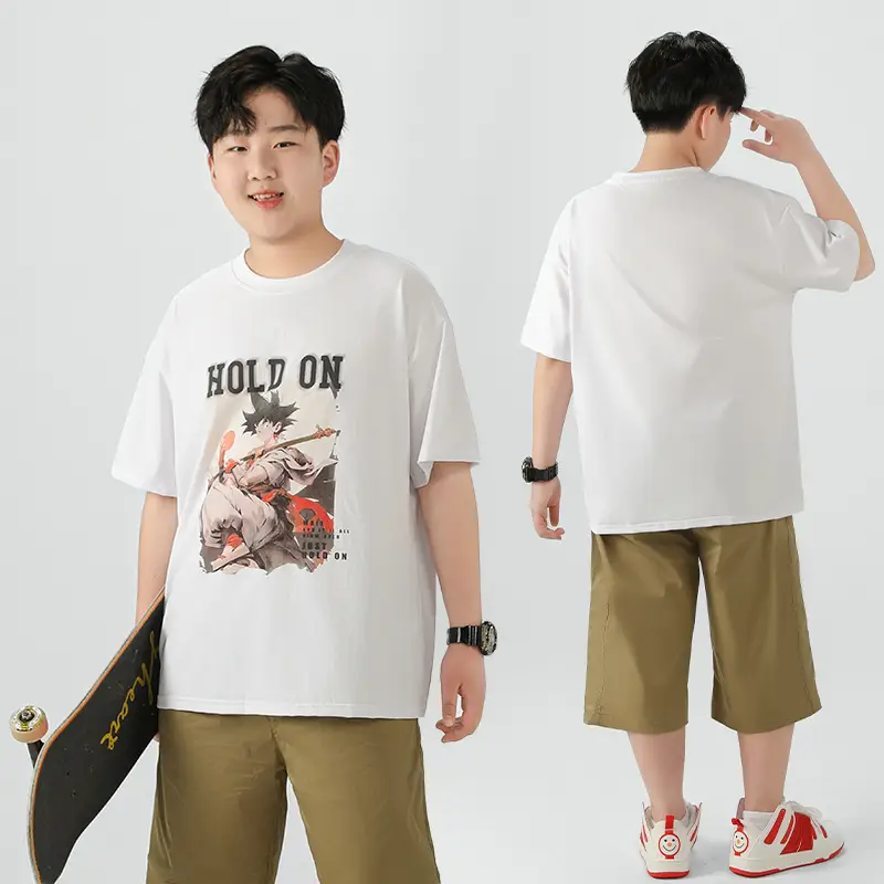 Fat Boy Three-Proof Cotton T-Shirt White - Image 3