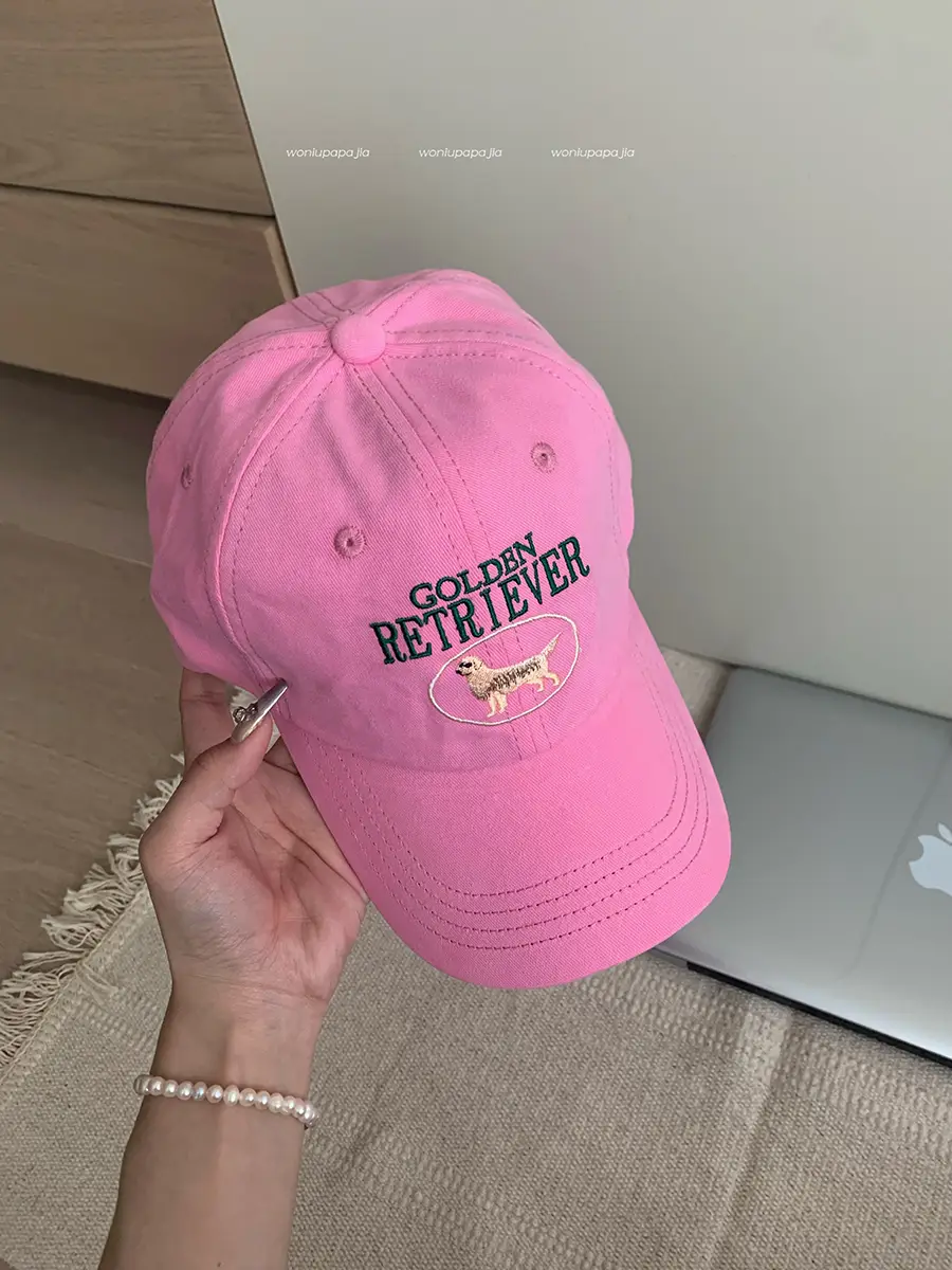 Women Pink "Rebel Forever" Cap Set Set of 3