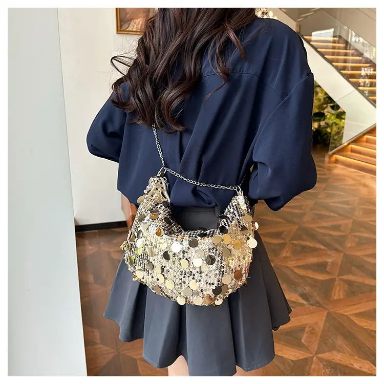 Beaded Shiny Evening Bag for Women — feature 19