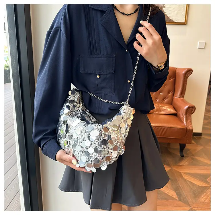 Beaded Shiny Evening Bag for Women — feature 21