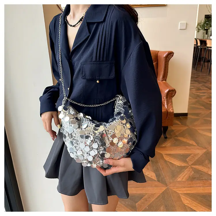 Beaded Shiny Evening Bag for Women — feature 22