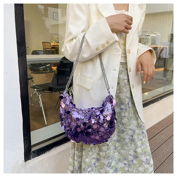 Beaded Shiny Evening Bag for Women — feature 25