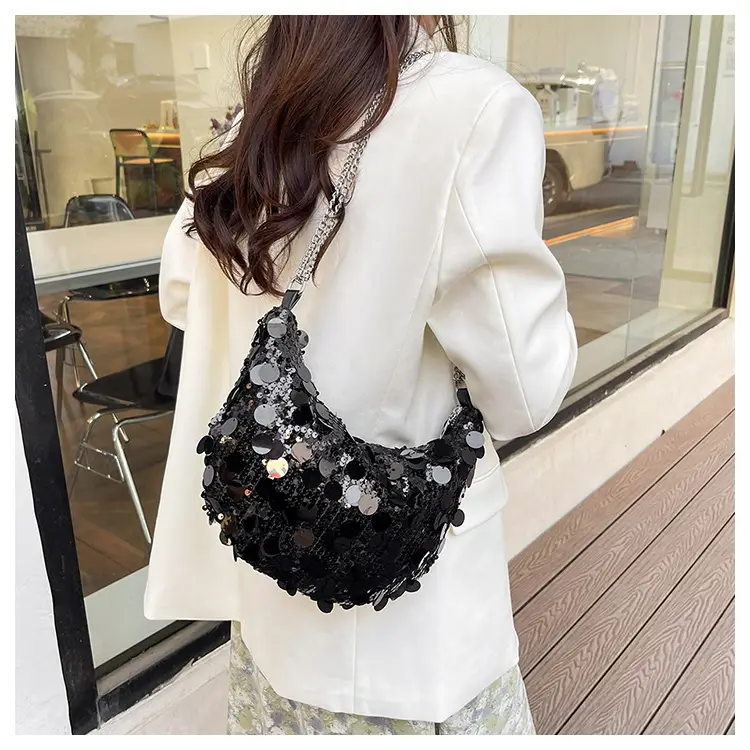 Beaded Shiny Evening Bag for Women — feature 28