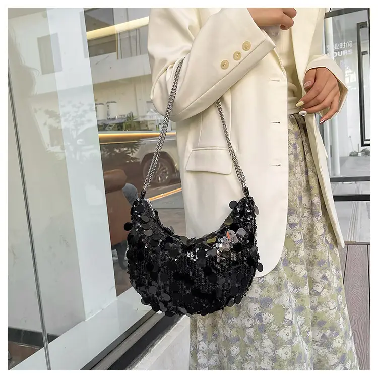 Beaded Shiny Evening Bag for Women — feature 29