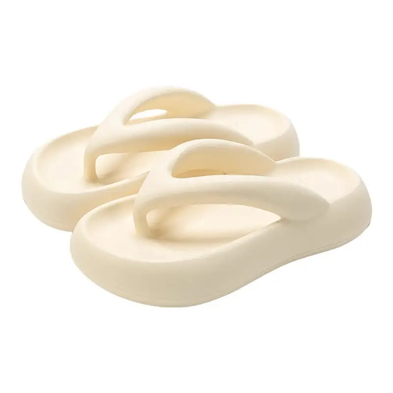 Women's Summer 2025 New Heightening Non-Slip Outer Wear Seaside Beach Slippers for Women