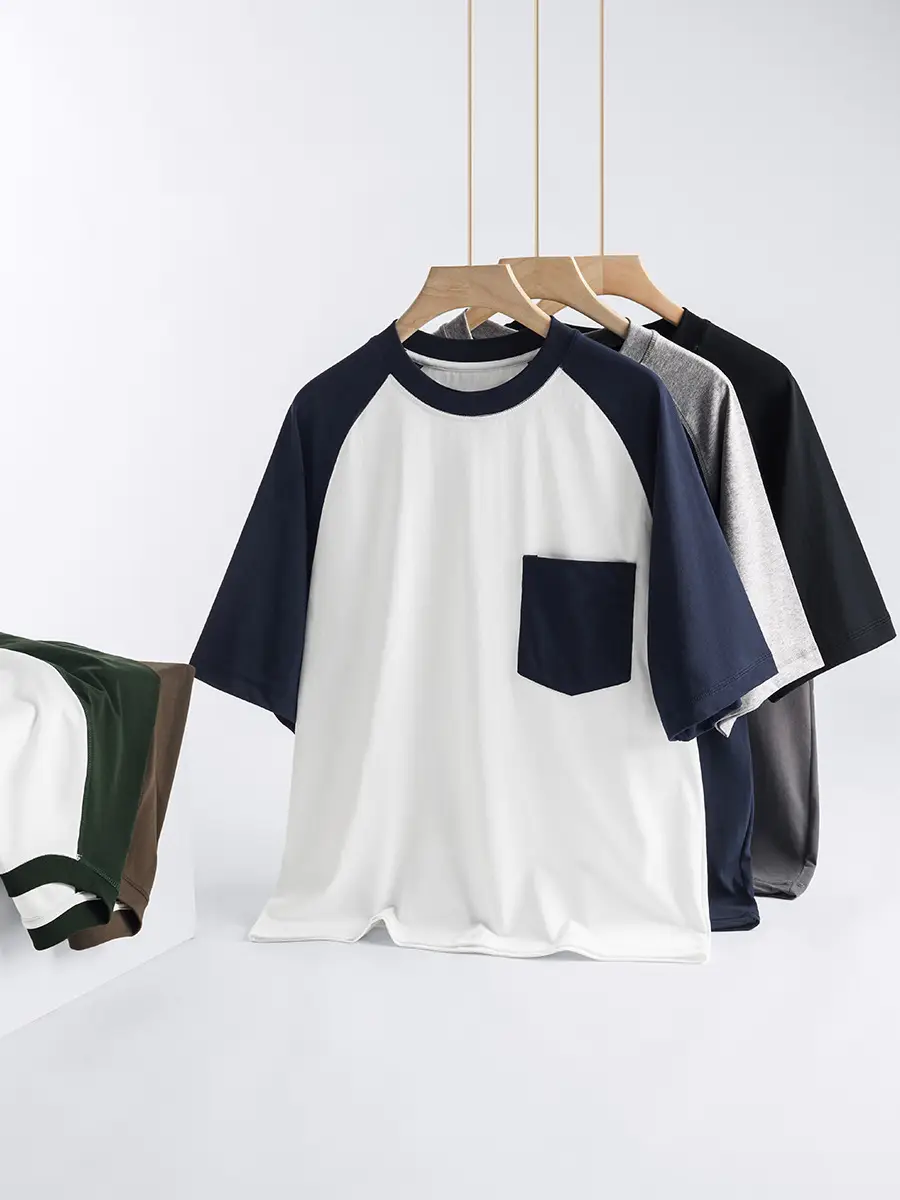 Men Raglan Sleeve T-Shirt Ice Cotton 230g - Image 8