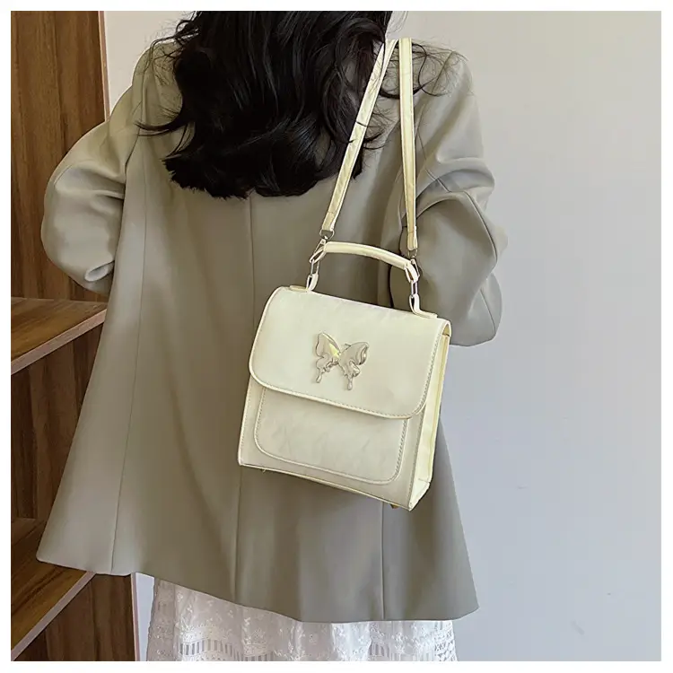 White Butterfly Crossbody Bag for Women 2024