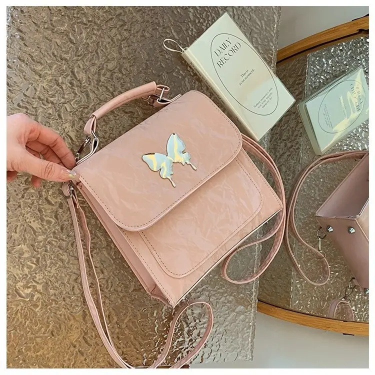 White Butterfly Crossbody Bag for Women 2024