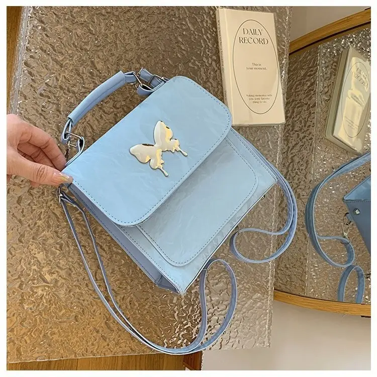 White Butterfly Crossbody Bag for Women 2024