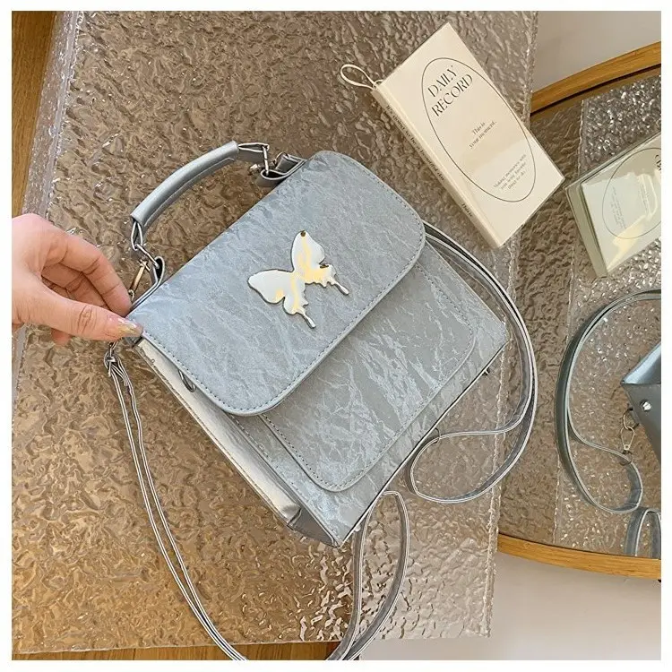 White Butterfly Crossbody Bag for Women 2024