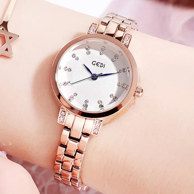 Women's Diamond-Encrusted Korean Style Watch - Image 6