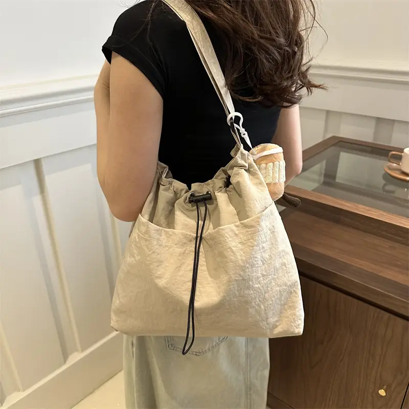 2024 Black Nylon Shoulder Bag for Women - Image 11