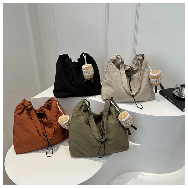 2024 Black Nylon Shoulder Bag for Women — feature 24