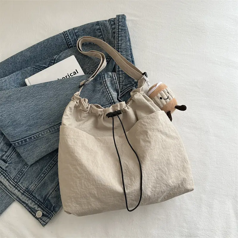 2024 Black Nylon Shoulder Bag for Women - Image 6