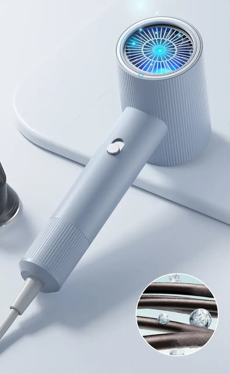 Intelligent Hair Dryer with Blue Light & High Wind — feature 13