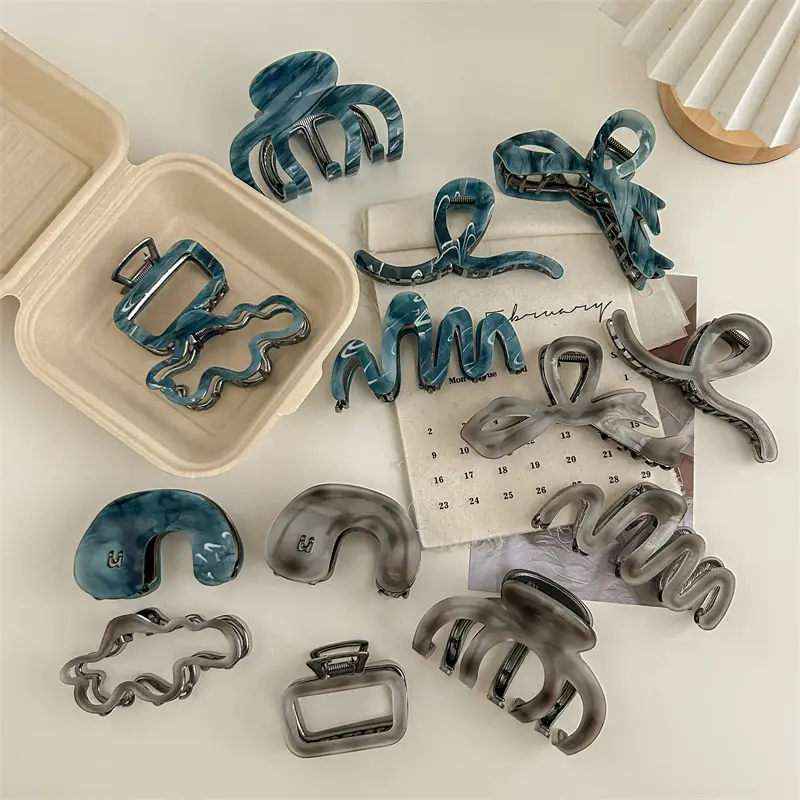 2024 U-shaped Hair Clip for Women Large Volume High-end Shark Clip - Image 16