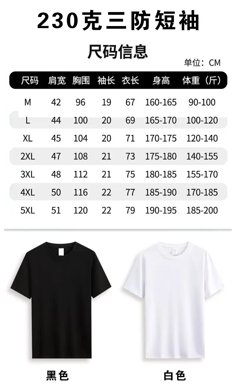 Men's White Cotton T-Shirt Round Neck Short Sleeve — feature 7