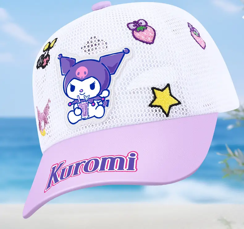 Children's Kulomi Sun Hat Purple White 5-10 Years — feature 3