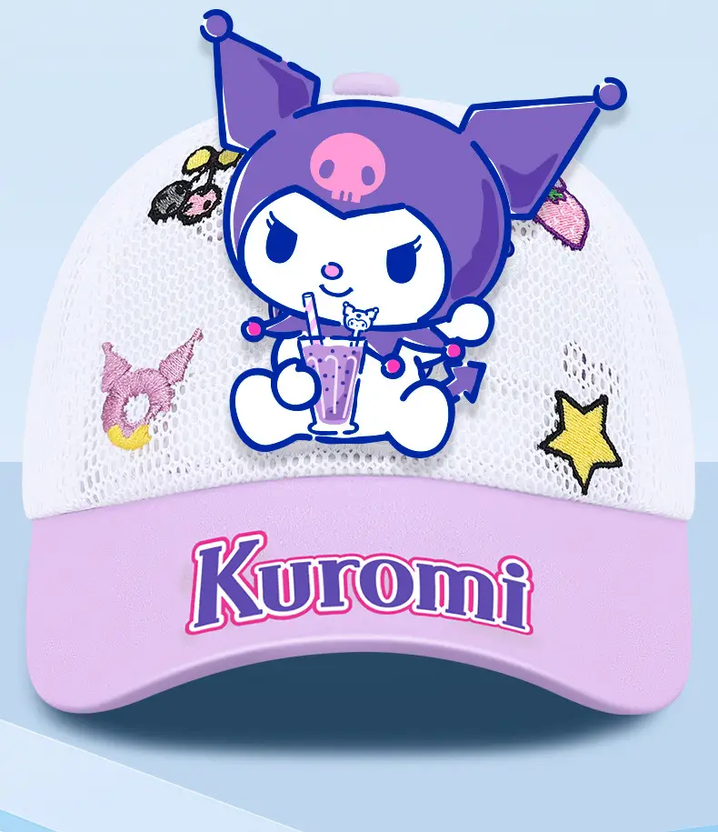 Children's Kulomi Sun Hat Purple White 5-10 Years — feature 5