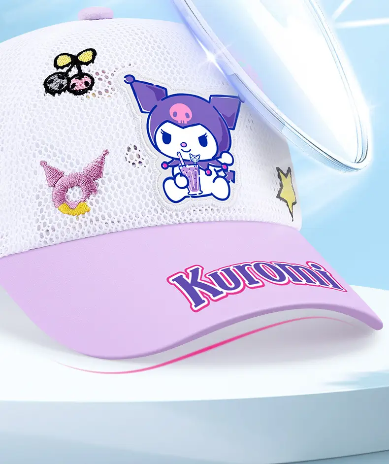 Children's Kulomi Sun Hat Purple White 5-10 Years — feature 7