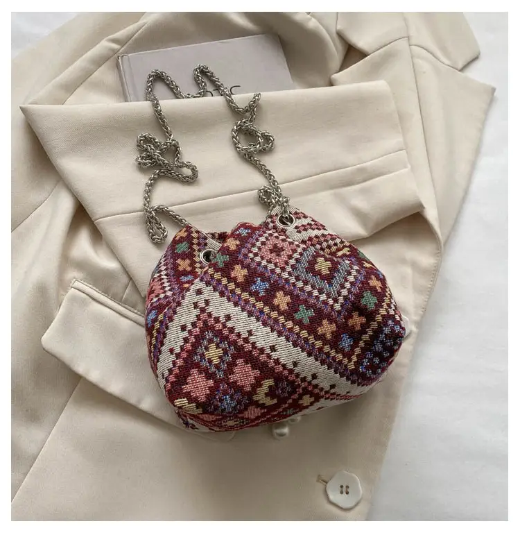 Pearl Chain Ethnic Crossbody Bag for Women — feature 20