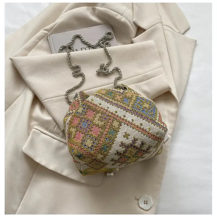Pearl Chain Ethnic Crossbody Bag for Women — feature 22