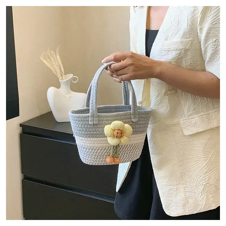 Flower Woven Handbag for Women Summer 2025 — feature 10
