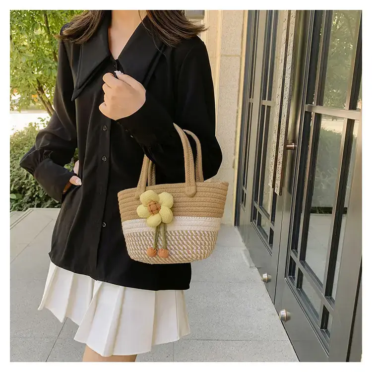 Flower Woven Handbag for Women Summer 2025 — feature 15