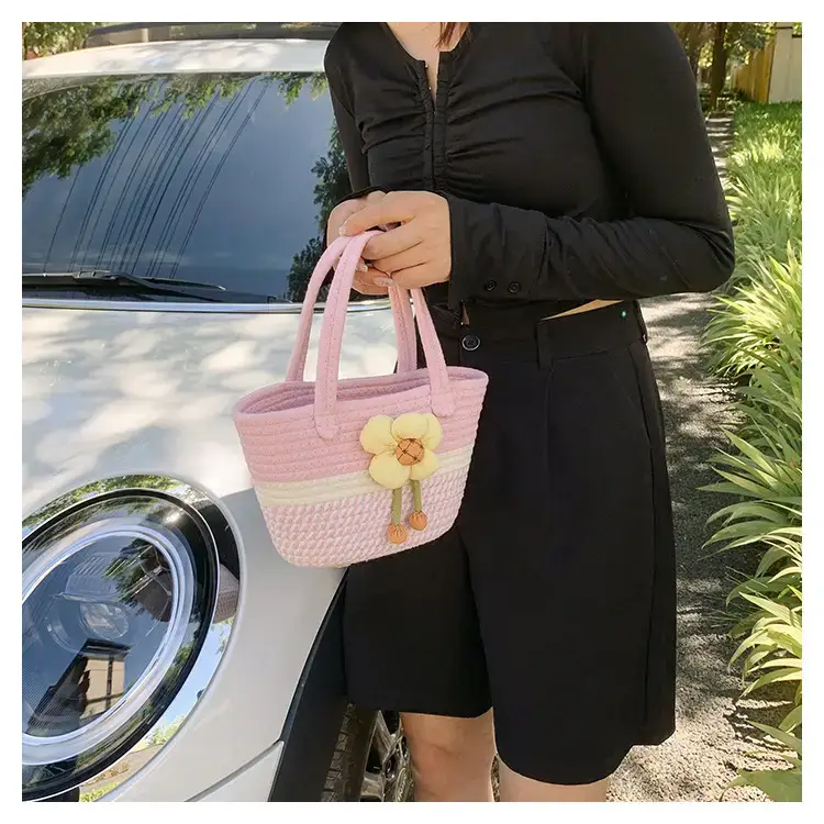 Flower Woven Handbag for Women Summer 2025 — feature 17