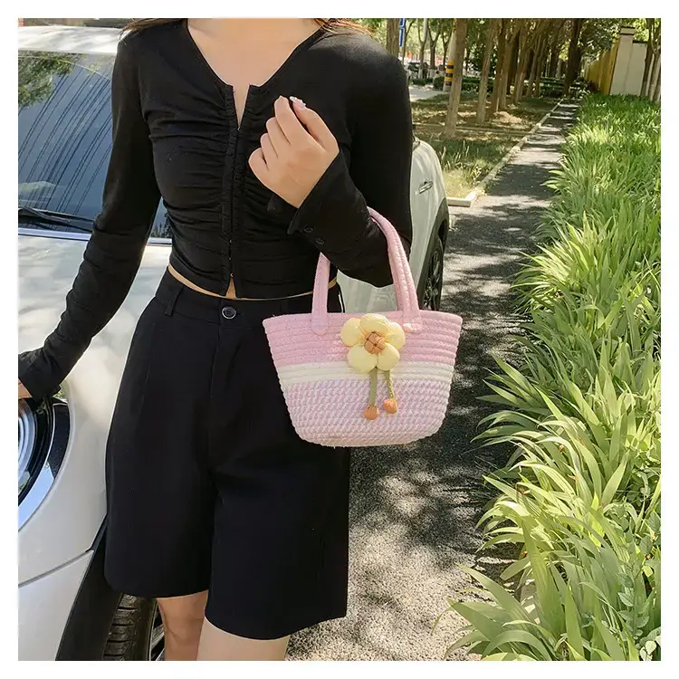 Flower Woven Handbag for Women Summer 2025 — feature 18