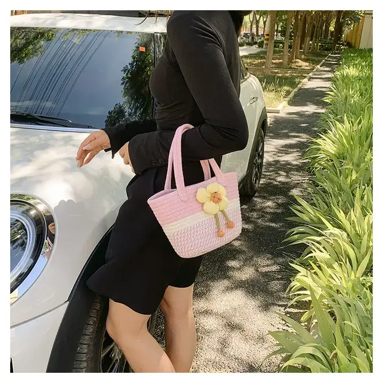 Flower Woven Handbag for Women Summer 2025 — feature 19