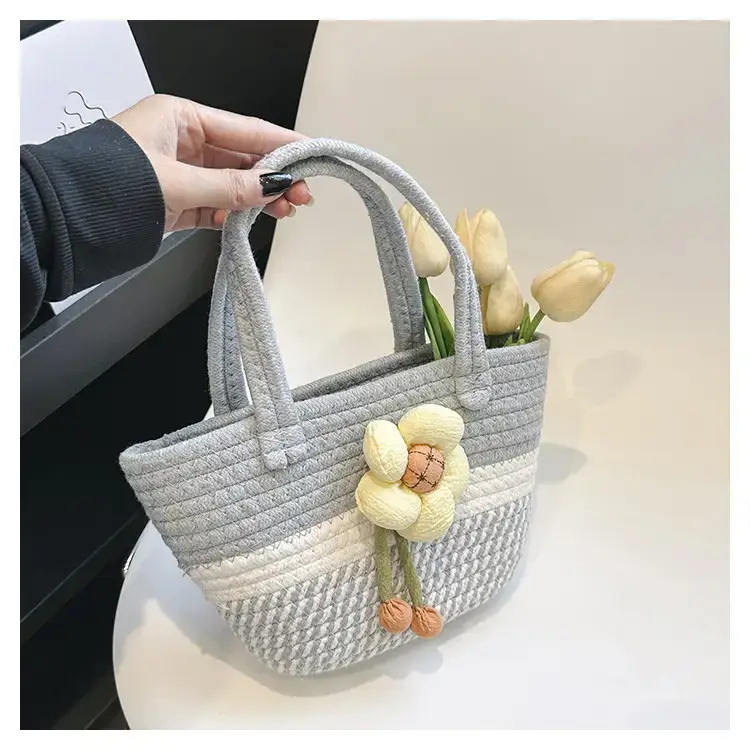 Flower Woven Handbag for Women Summer 2025 — feature 21