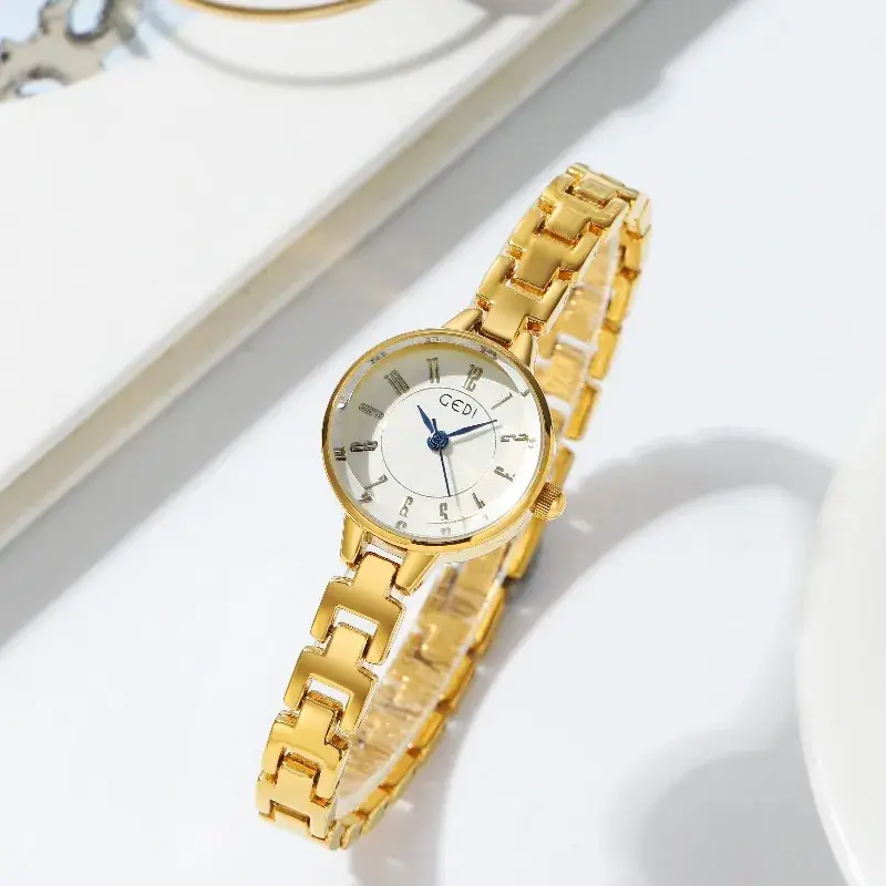 Goldie Women's Quartz Watch Silver Steel Band