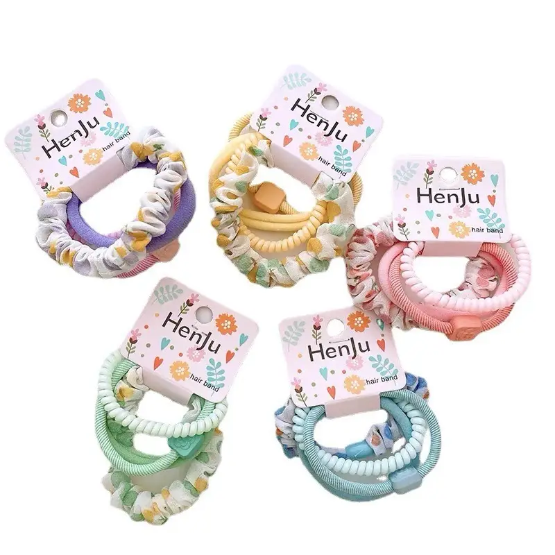 4-Piece Set Elastic Hair Rings for Women - Image 10