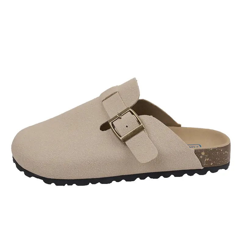 Gaga Good Wear Strong recommend Heel-free 2024 Spring and Autumn New Thick Bottom Lazy Half-drag Outer Wear Slip-on Slippers - Image 3