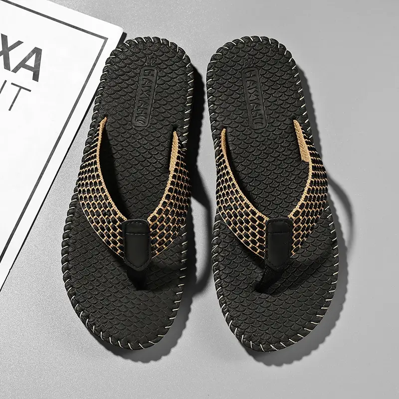 Cross-border summer flip-flops Korean beach slippers Thailand - Image 2
