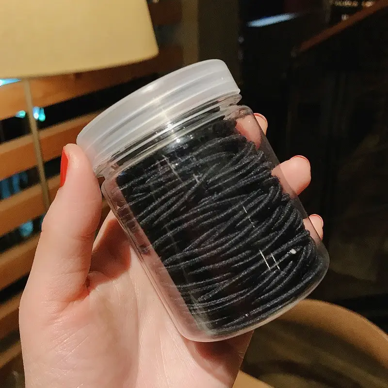 100 strip boxed seamless black x