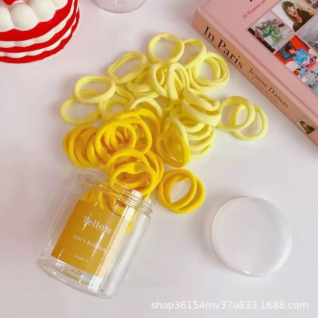 Yellow 50 canned towel ring