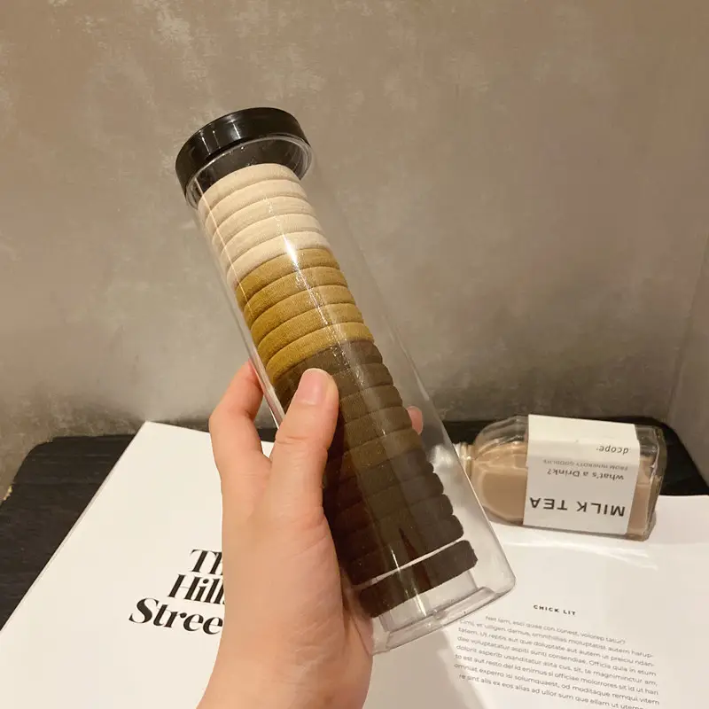 Four-color coffee color strip filling towel ring 20