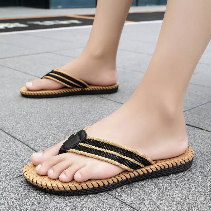 Trendy Beach Men's Flip-Flops for Summer, Breathable Couple's Thong Sandals, Casual Beach Slippers - Image 6