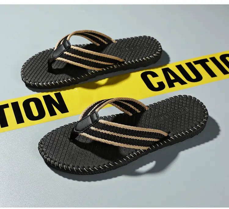 Trendy Beach Men's Flip-Flops for Summer, Breathable Couple's Thong Sandals, Casual Beach Slippers — feature 16
