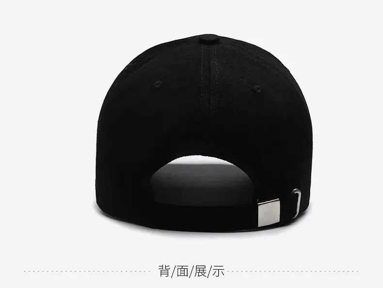 Korean Dongdaemun Embroidered Bow Baseball Cap Black — feature 11