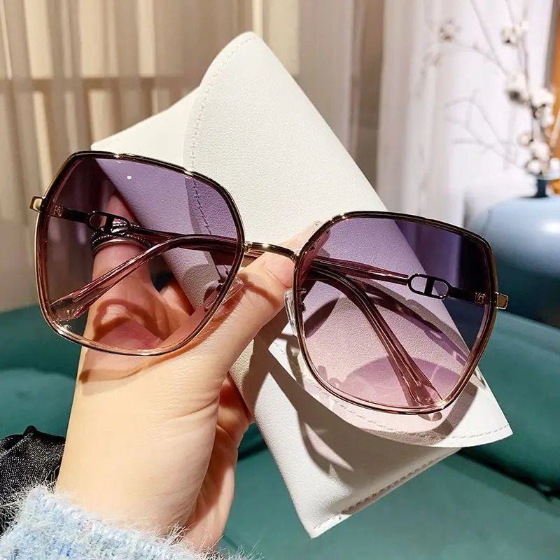 Women Sunglasses Korean Style Anti-Uv Driving 2024 - Image 2