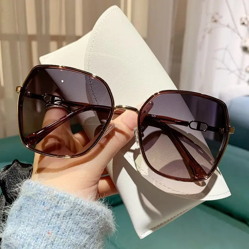 Women Sunglasses Korean Style Anti-Uv Driving 2024 - Image 4