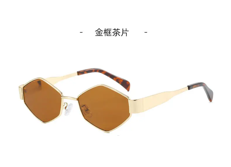Women Cross Border Diamond Metal Sun Glasses Europe USA — feature 10