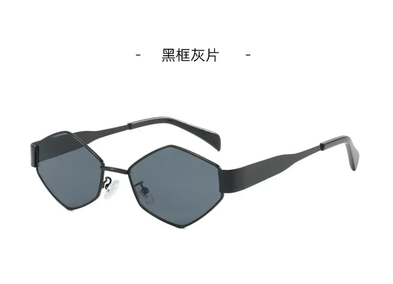 Women Cross Border Diamond Metal Sun Glasses Europe USA — feature 11