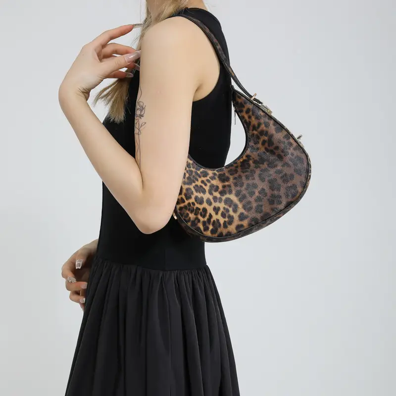 Women Cow Print Shoulder Crossbody Bag 2024 - Image 6