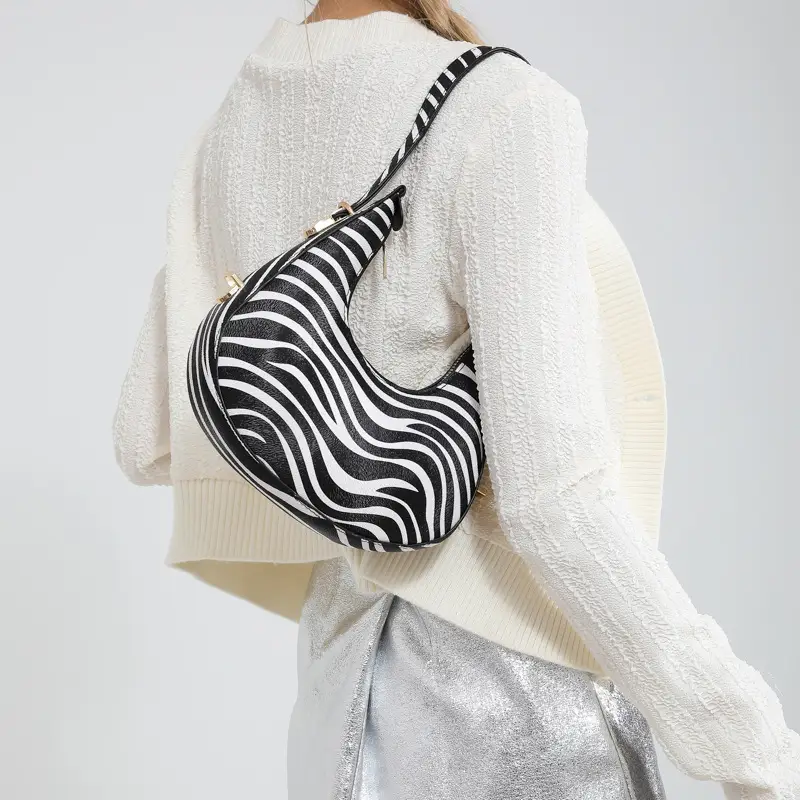 Women Cow Print Shoulder Crossbody Bag 2024 - Image 7